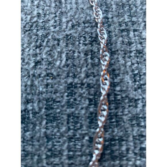 Blackinton Pewter Star Sparkle Bright  Pendant‎ Necklace 20" Rope Chain - Picture 7 of 7